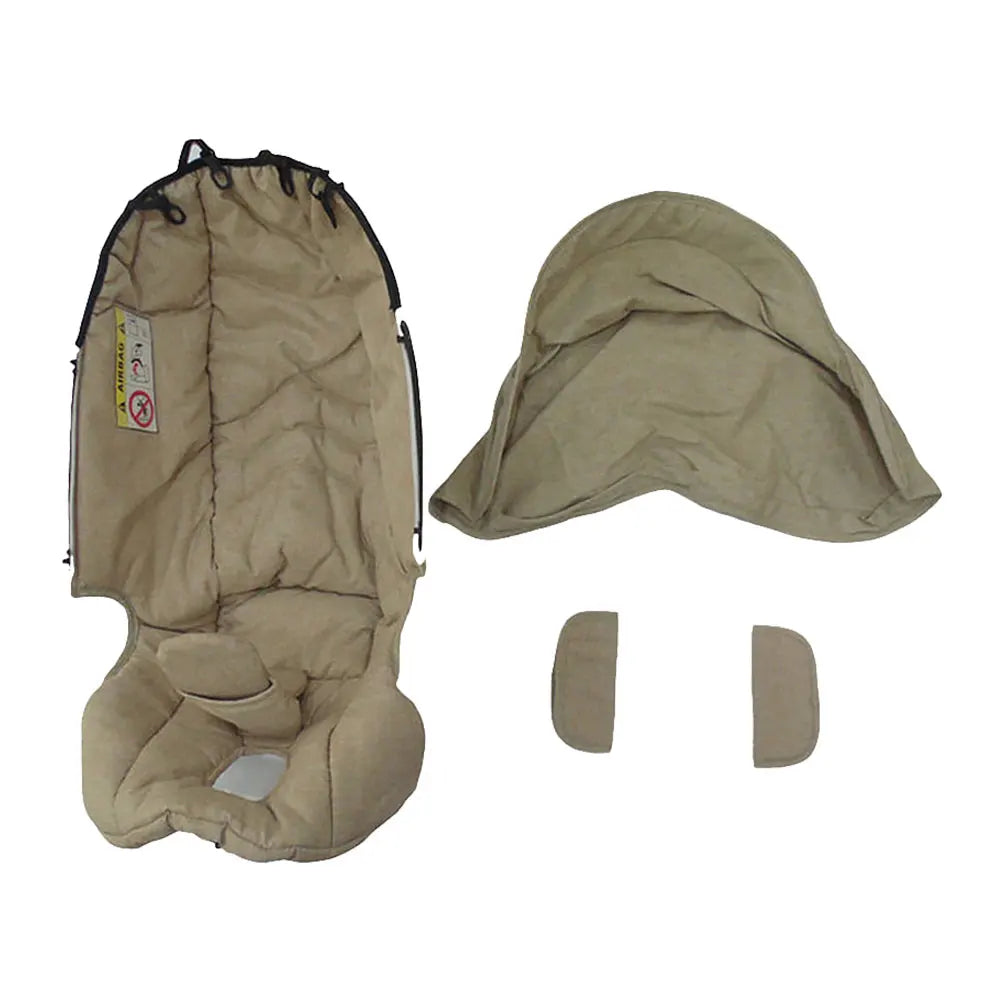 Toddler Baby Stroller Rain Cover — Waterproof Oxford Sunshade & Dustproof Cover with Soft Seat Cushion and Washing Kit