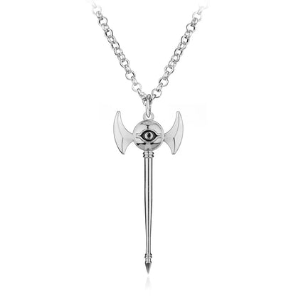 Yu-Gi-Oh! Yugi Muto Keychain - 3D Millennium Puzzle & Millennium Wheel Pendant
