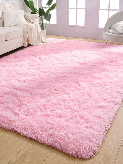 Large Plush White Area Rug – Soft Fluffy Carpet for Living Room, Bedroom, Teen Room & Home Decor