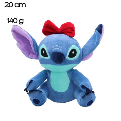 Authentic Disney Stitch Plush Toy 20-25CM - Lilo & Stitch Stuffed Kawaii Pillow Doll for Kids Birthday Gift