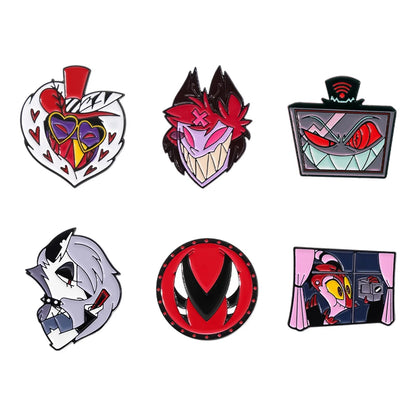 Cartoon Anime Character Enamel Pins – Cute Little Monk Brooches Lapel Badges, Funny Jewelry Gift for Friends