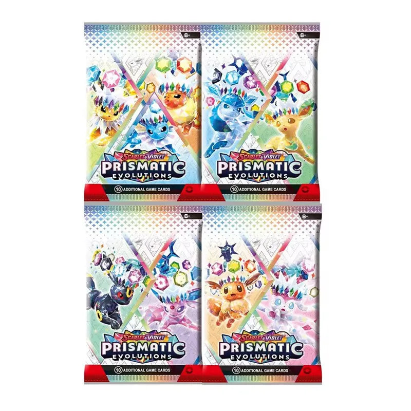 360-Piece Pokémon Trading Card Game Set - Destined Rivals, Prismatic Evolutions, Black Bolt, Scarlet & Violet 151 and Ultra Prism Booster Cards