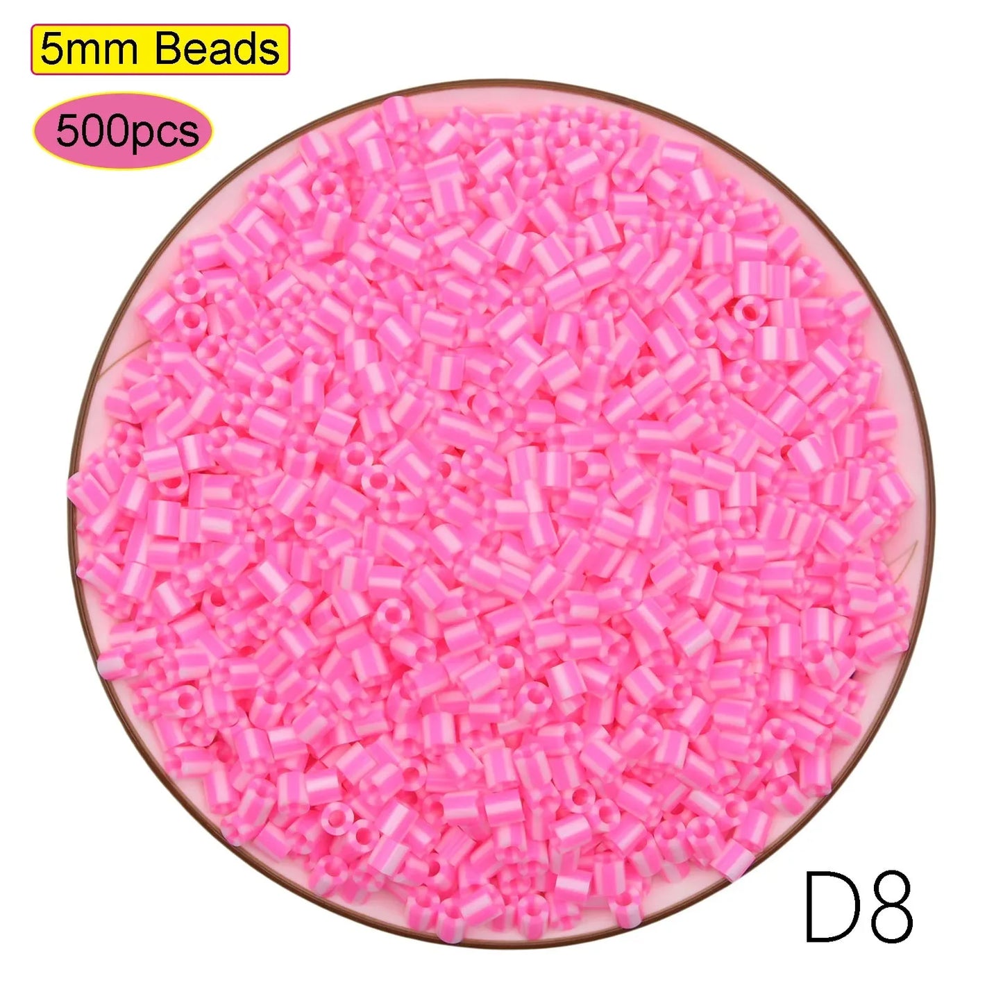 5mm Fuse Beads for Kids – Animal & Creative DIY Perler Hama Beads, Educational Pixel Puzzle, Iron Pegboard Mosaic Pattern Toy
