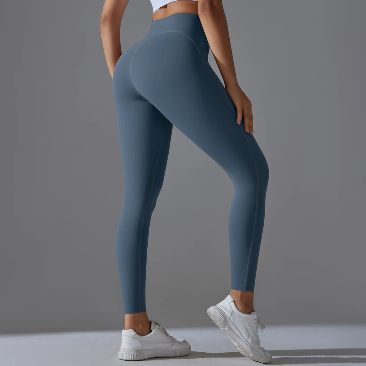 High Waist Yoga Leggings – Tummy Control, Squat-Proof Slimming Booty Pants for Running, Cycling, and Gym Workouts