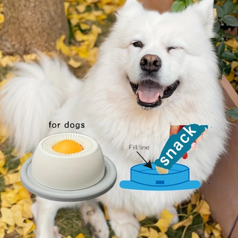 Pet Lick Mat Slow Feeder – Yogurt Licking Plate for Dogs & Cats, Interactive Snack Bowl, Promotes Dental Health