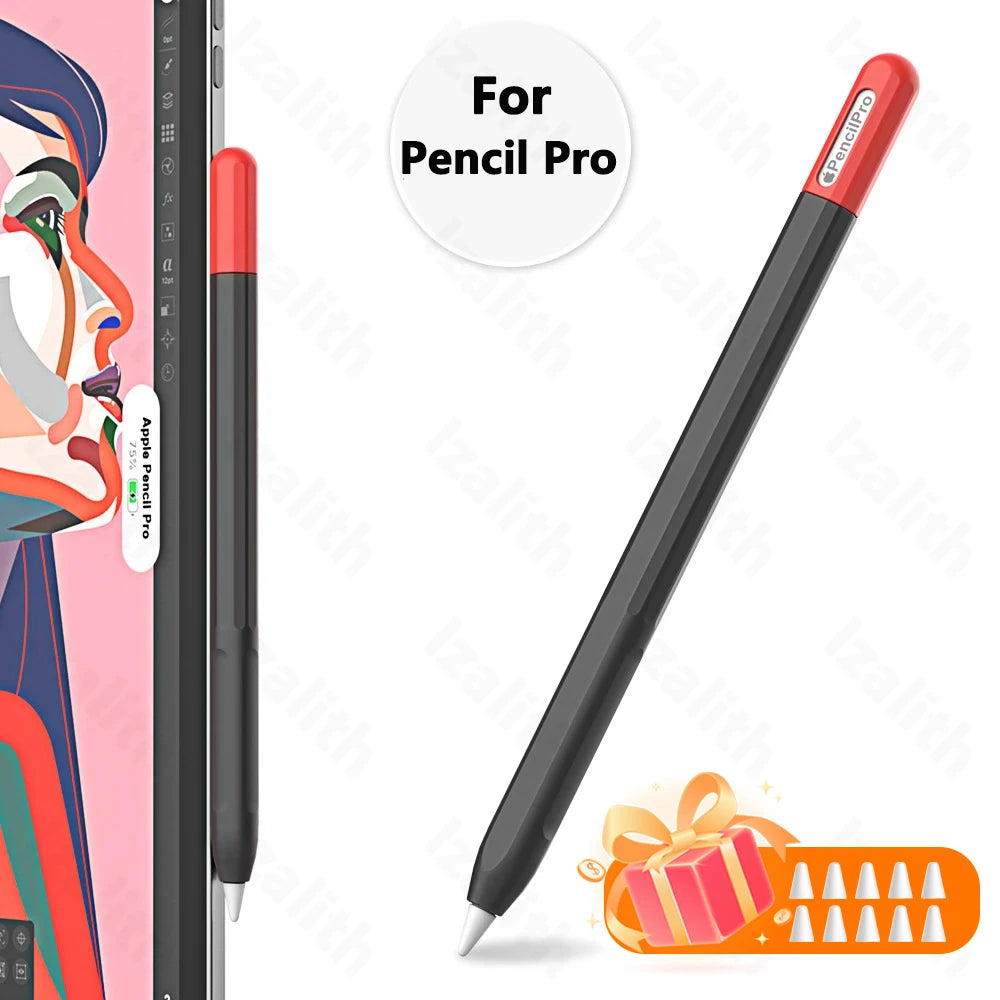Pencil Case for Apple Pencil Pro | Soft Silicone Ultra-Thin Protective Cover for iPad Pencil