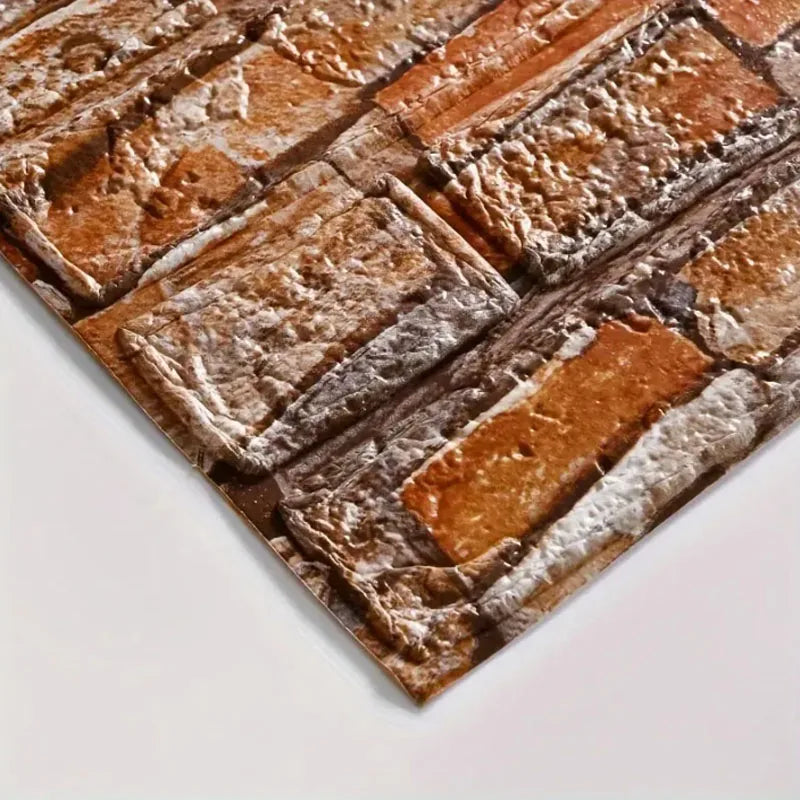 DIY 3D Simple Brick Pattern Wall Stickers - Thickened, Sound-proof, Waterproof, Moisture-proof - Available in 15pcs, 20pcs, 40pcs