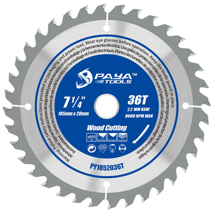 PAYA TCT Circular Saw Blade - ATB Framing Blade for Wood Cutting, TÜV Rheinland Tested & Certified