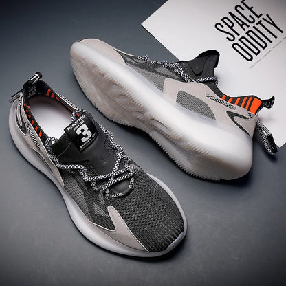Summer Oversized Mesh Coconut Shoes - Lightweight Comfortable Sports Running Shoes for Men, Large Sizes up to 46