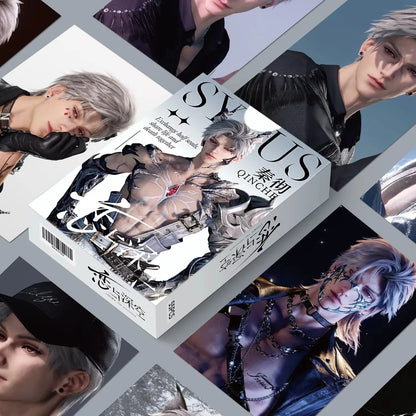 Love and Deepspace Collectible Photo Cards – 55-Piece LOMO Card Set Featuring Sylus, Zayne, Rafayel, Xavier & Caleb, Perfect Gift for Fans