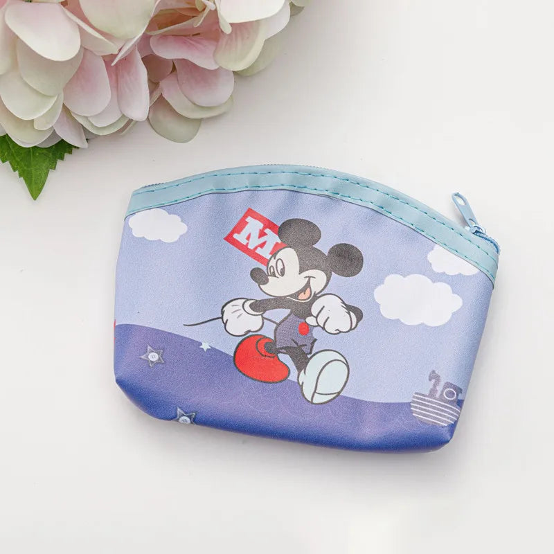 Disney Frozen Elsa & Sofia Coin Purse – Kawaii Princess Cartoon PU Wallet for Kids Gifts