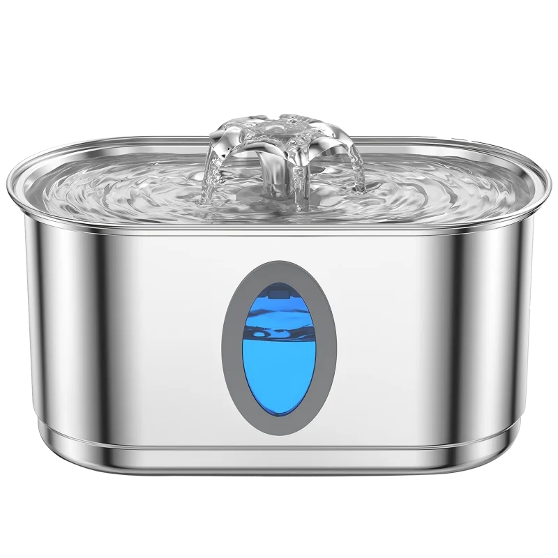 Automatic Cat Water Fountain - Stainless Steel Dog & Cat Water Dispenser with Filter