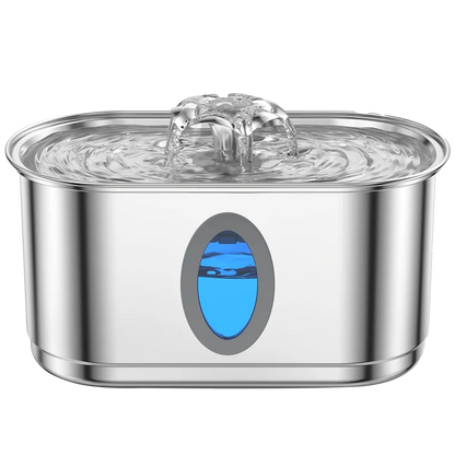 Automatic Cat Water Fountain - Stainless Steel Dog & Cat Water Dispenser with Filter