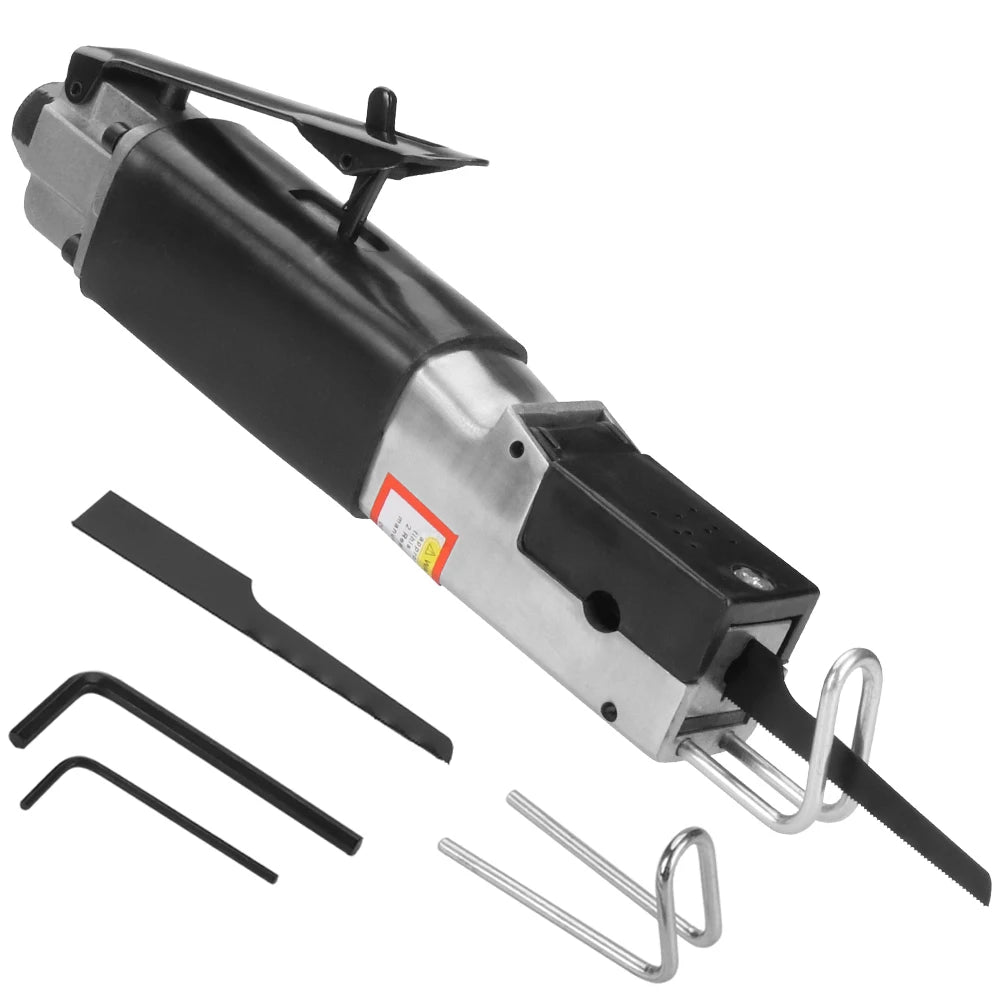 1/4 Inch Pneumatic Reciprocating Saw - Portable Air Cutting Tool for Automotive, Metal & Woodworking Projects