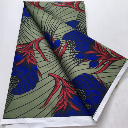 African Wax Print Fabric - Nigerian Ankara Batik Dutch Fabric for Women’s Dresses & Sewing Materials