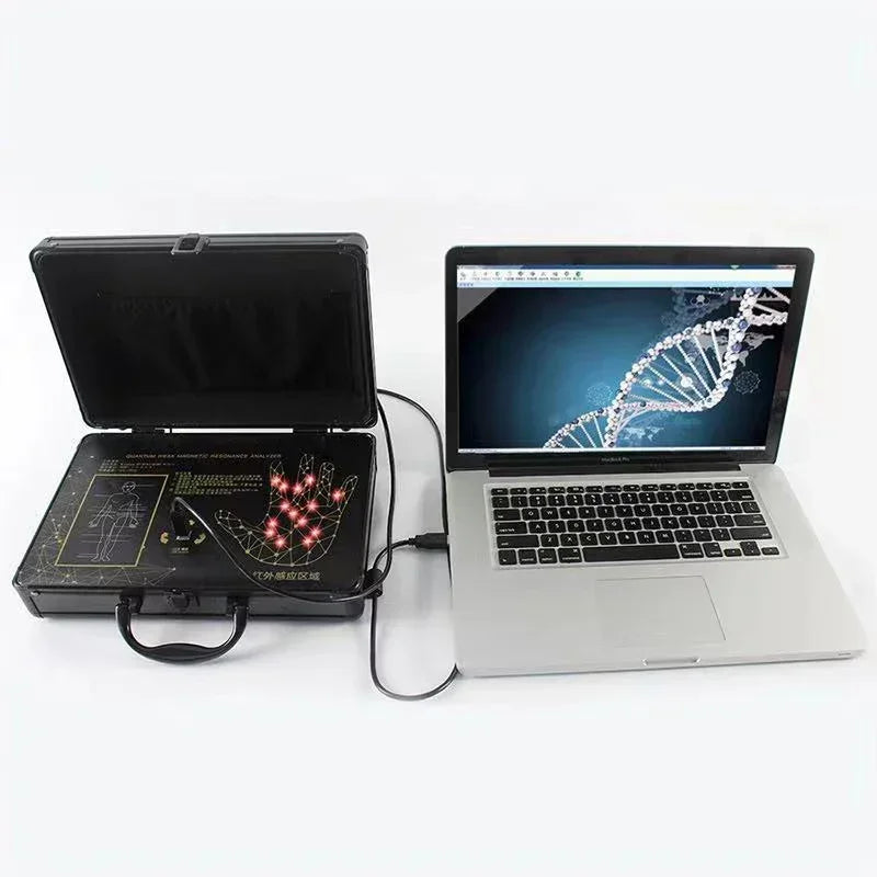 Quantum Magnetic Full Body Analyzer - Bioimpedance Resonance Scanning & Wellness Analysis Machine