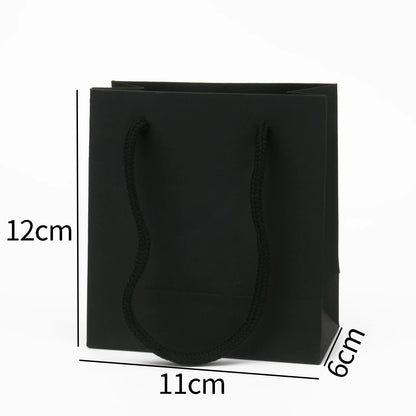 Black Square Jewelry Gift Box Organizer — Display & Packaging for Rings, Earrings, Necklaces, Bracelets, Brooches