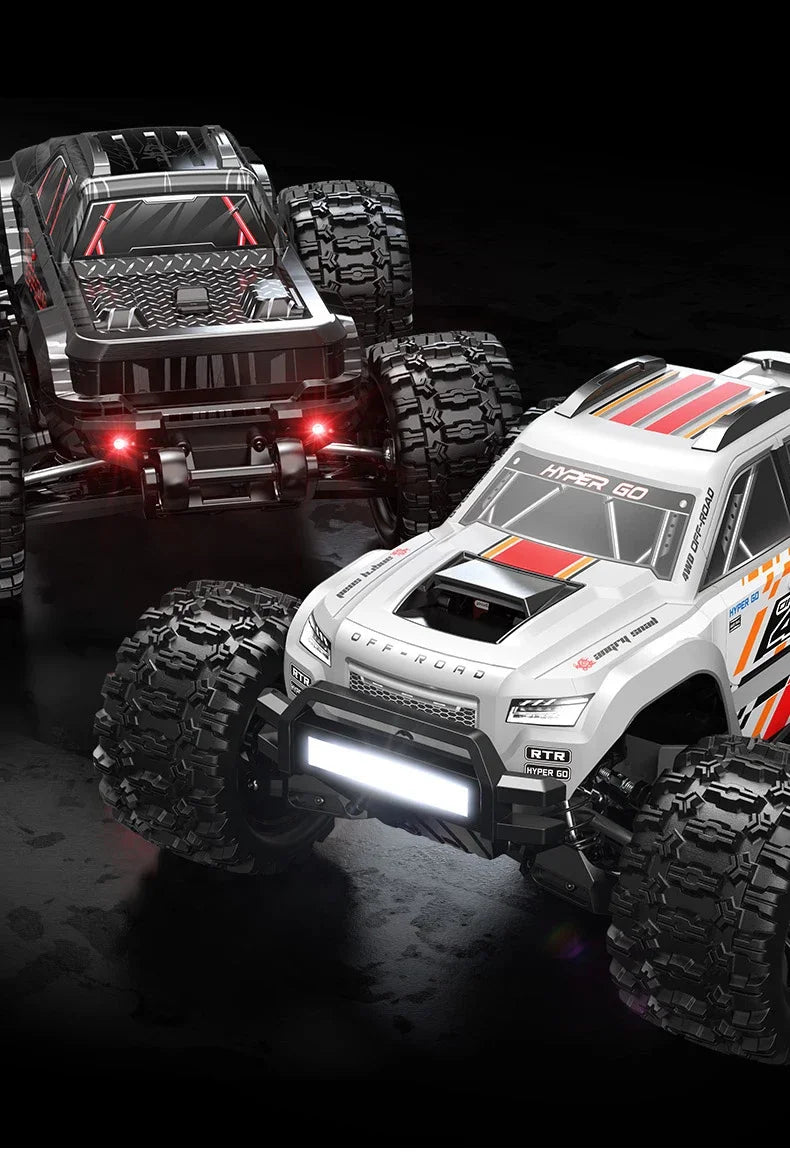 MJX 10208 Small Monster 1/10 Hypergo – 2.4G Brushless High-Speed RC Off-Road Vehicle for Adults, Professional Remote Control Car