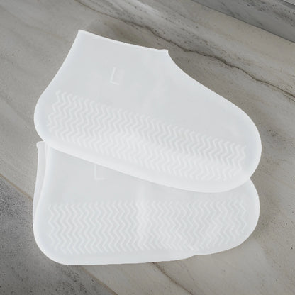 Waterproof Silicone Shoe Covers – Non Slip Reusable Overshoes for Rainy Days, Boot Protectors in S/M/L