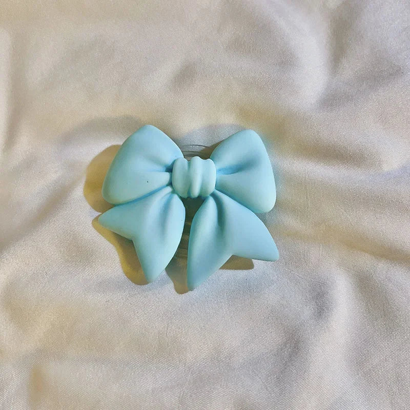 Cute Macaron Color Bow-Knot Smart Tok – Universal Phone Holder, Korean Style Grip Stand, Lazy Bracket for Smartphones
