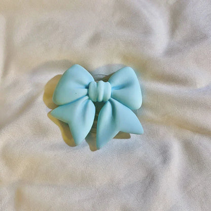 Cute Macaron Color Bow-Knot Smart Tok – Universal Phone Holder, Korean Style Grip Stand, Lazy Bracket for Smartphones