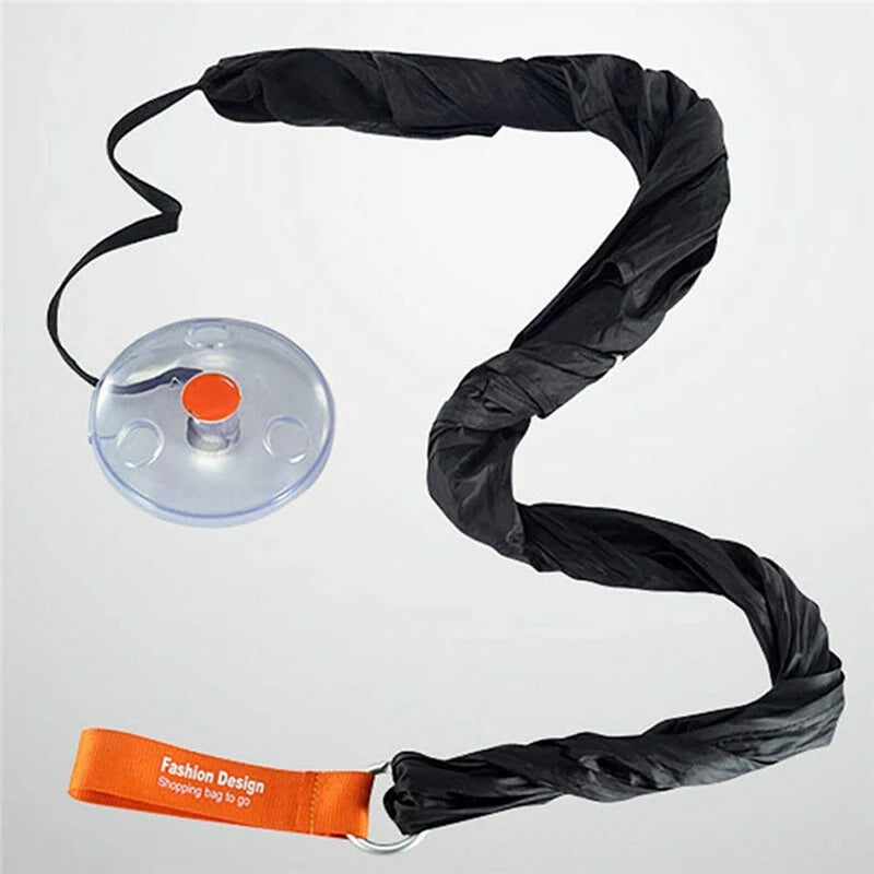 Multifunctional Eco-Friendly Telescopic Disc Shopping Bag - Super Small, Portable, and Reusable Folding Storage Solution