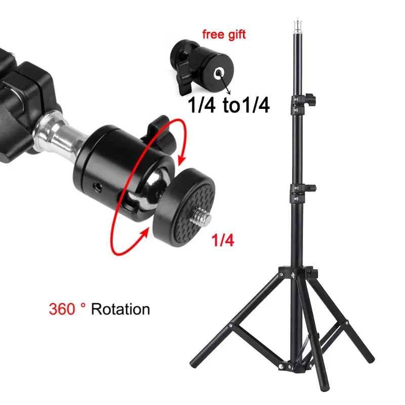 DITONG 110cm Universal Portable Bracket Tripod Stand for Magcubic HY300 Pro & HY320 Mini Projectors