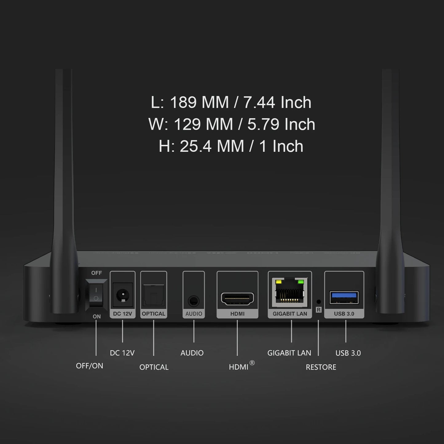 Zidoo Z9X 8K HDR Media Player - Android 11, Amlogic S928X-K, 6GB+64GB, VPU & VS10 Engine