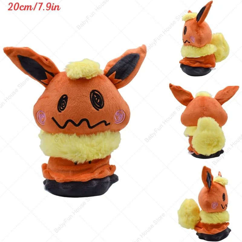 Pokémon Plush Toy Collection – Shiny Mimikyu, Charizard, Snorlax, Eevee Evolutions and Collectible Gift Dolls