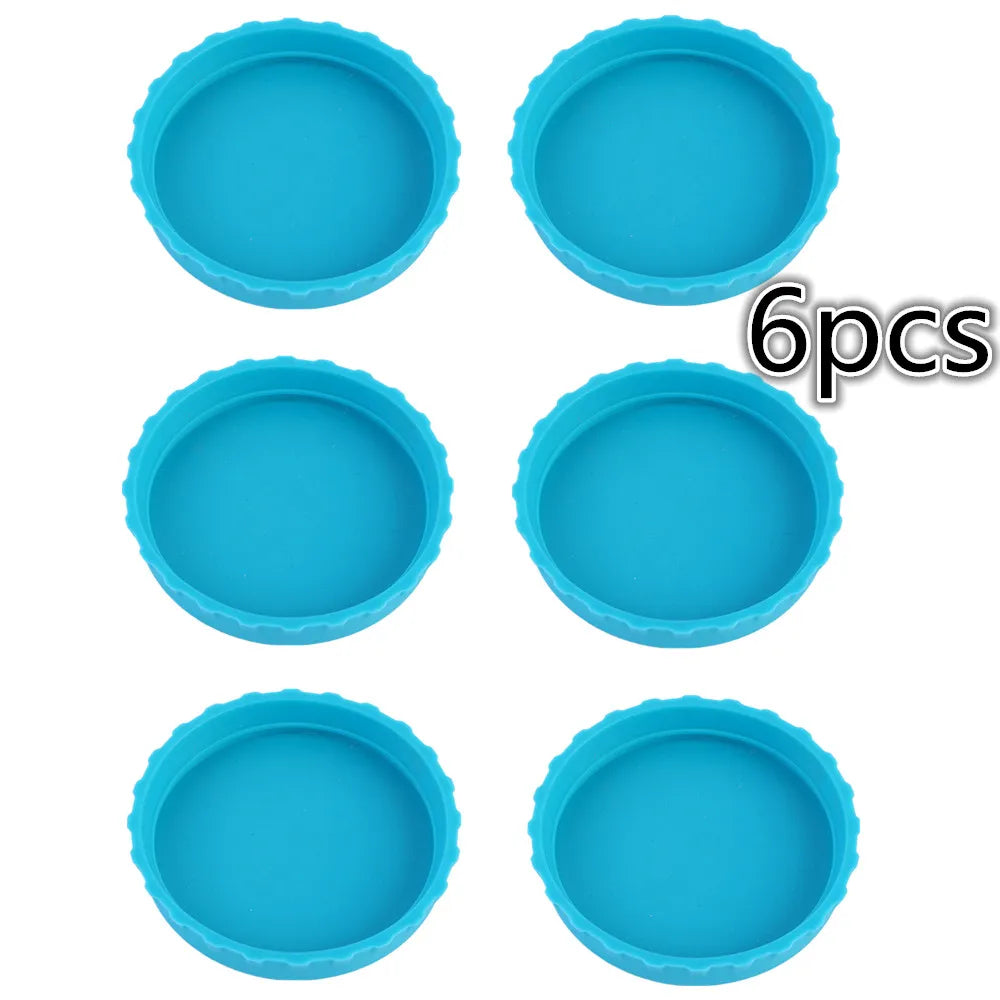 Reusable Beverage Can Covers - Silicone Soda Can Lids, Leak-Proof Sealing Protectors for Cans & Bottles