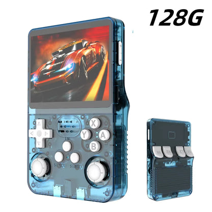 BOYHOM R36S Retro Handheld Game Console – 3.5" IPS, Linux ARKOS, Dual-RAM, 15,000+ Games, 64GB/128GB Portable Pocket Player
