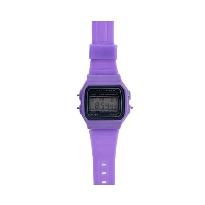 F91W Digital Sports Watch for Men and Women - Waterproof LED Electronic Military-Style Wristwatch