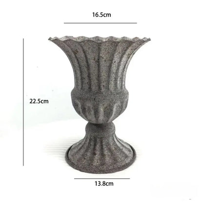 Retro Wrought Iron Flower Pots — Wedding, Dried Flower & Home Decoration Vases for Hotel & Event