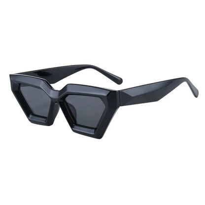 Vintage Cat Eye Sunglasses: Women's Square Small Frame Retro Shades - Designer Fashion Oculos De Sol