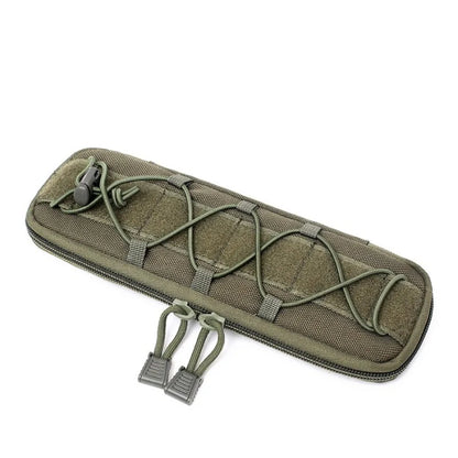 MOLLE Tactical Knife Sheath – EDC Folding Knife Holder Nylon Belt Pouch for Outdoor Survival & Camping Gear