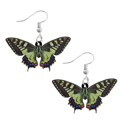Cute Animal Acrylic Drop Earrings - Funny Custom Jewelry Gifts for Women & Girls with Rabbit, Parrot, Frog & Butterfly Designs