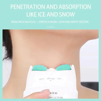 Neck Wrinkle Cream with Massage Roller – Firming, Whitening & Moisturizing Neck & Chin Care
