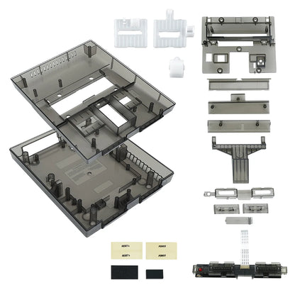 SNES Transparent Replacement Shell Case — Super NES Console Accessory