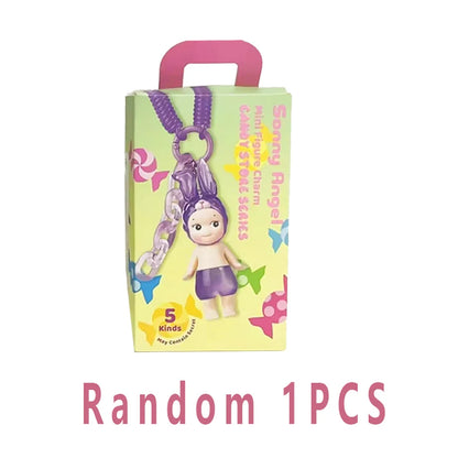 Candy House Angel Keychain Blind Box – Handmade Cartoon Doll Bag Pendant, Creative Toy for Birthday & Valentine's Day Gift