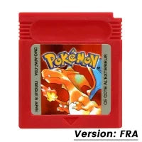 Pokemon GBC Game Cartridge — Red, Blue, Crystal, Gold, Green, Silver, Yellow 16-Bit for GB/SP