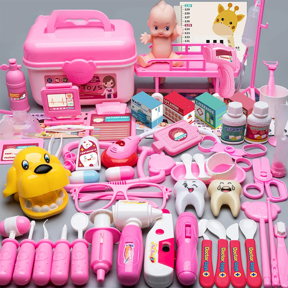 Children's Doctor Play Set - Simulation Nurse Toy Accessories for Boys & Girls, Home Play Gift