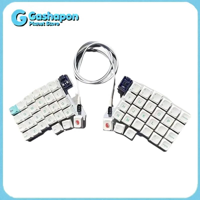 Silakka54 Split Mechanical Keyboard - Ergonomic Hot-Swappable QMK/VIAL Programmable RP2040 Keyboard