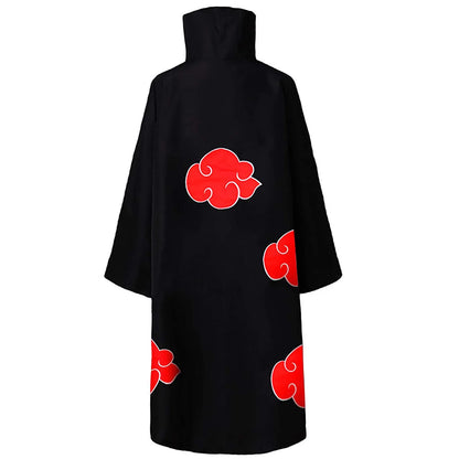 Naruto Hokage Cosplay Costume - Black and White Ninja Outfit with Itachi Akatsuki and Fourth Hokage Cape