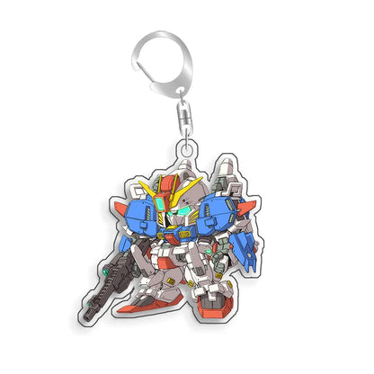 Gundam Freedom ZGMF-X10A Keychain - Recycled Acrylic Anime Backpack Pendant and Collectible Gift for Fans