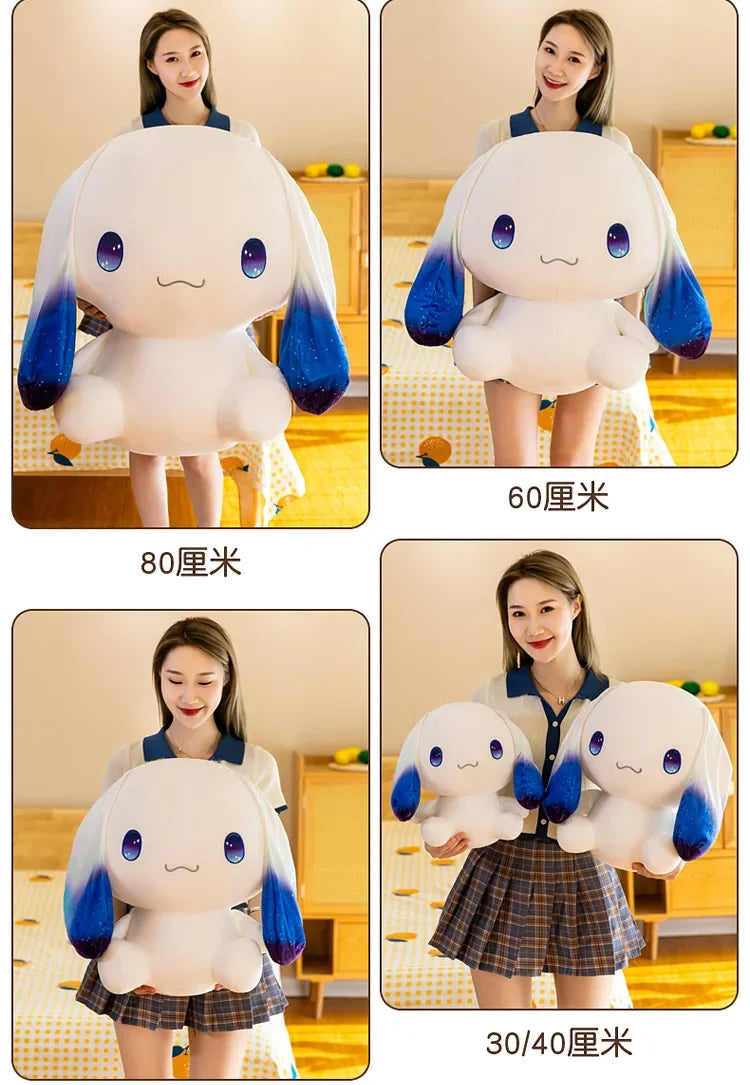 Sanrio Cinnamoroll Plush Doll – Kawaii Stuffed Toy with Pillow, Perfect Gift for Girls