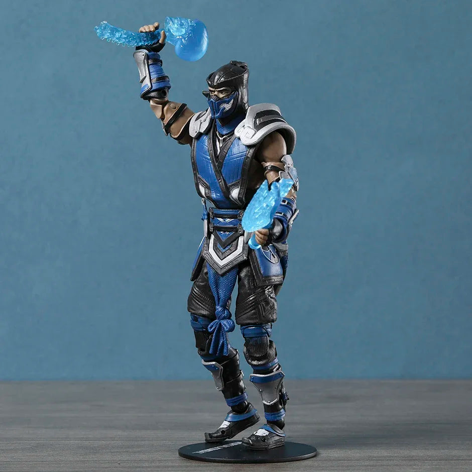 Scorpion & Sub-Zero Mortal Kombat 7" Action Figures – Exclusive Series 1 Movie Collectible Toy Dolls