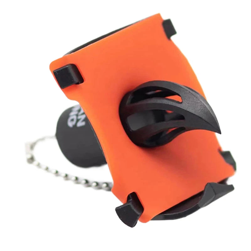 Innovative Shotgun Tool with Built-In Funnel and Can Opener – Portable Beer Hole Opener for Beach and Outdoor Use