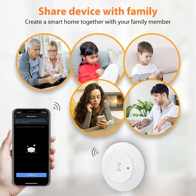 Zigbee & WiFi 24G Motion Sensor Switch – Smart Light Presence Detector with Brightness & Distance Radar, Tuya Smart Life Compatible
