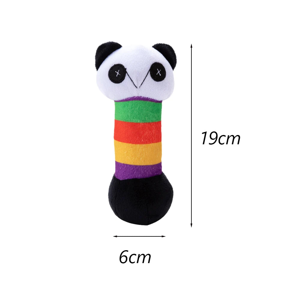 Plush Squeaky Dog Chew Toy - Interactive Teeth Cleaning Toy for Small & Medium Dogs