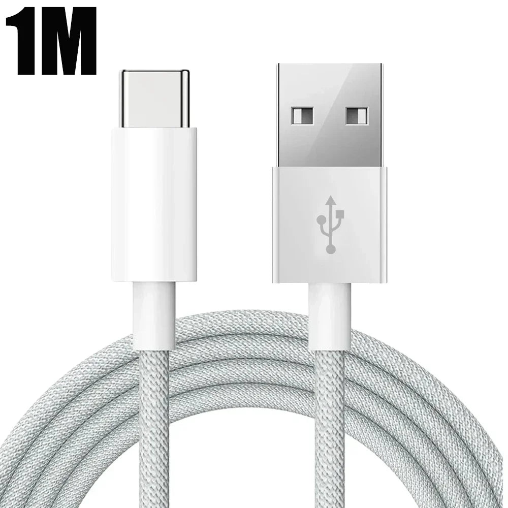 Nylon Braided USB-C Fast Charging CarPlay Cable for iPhone 15/15 Pro/15 Pro Max/15 Plus